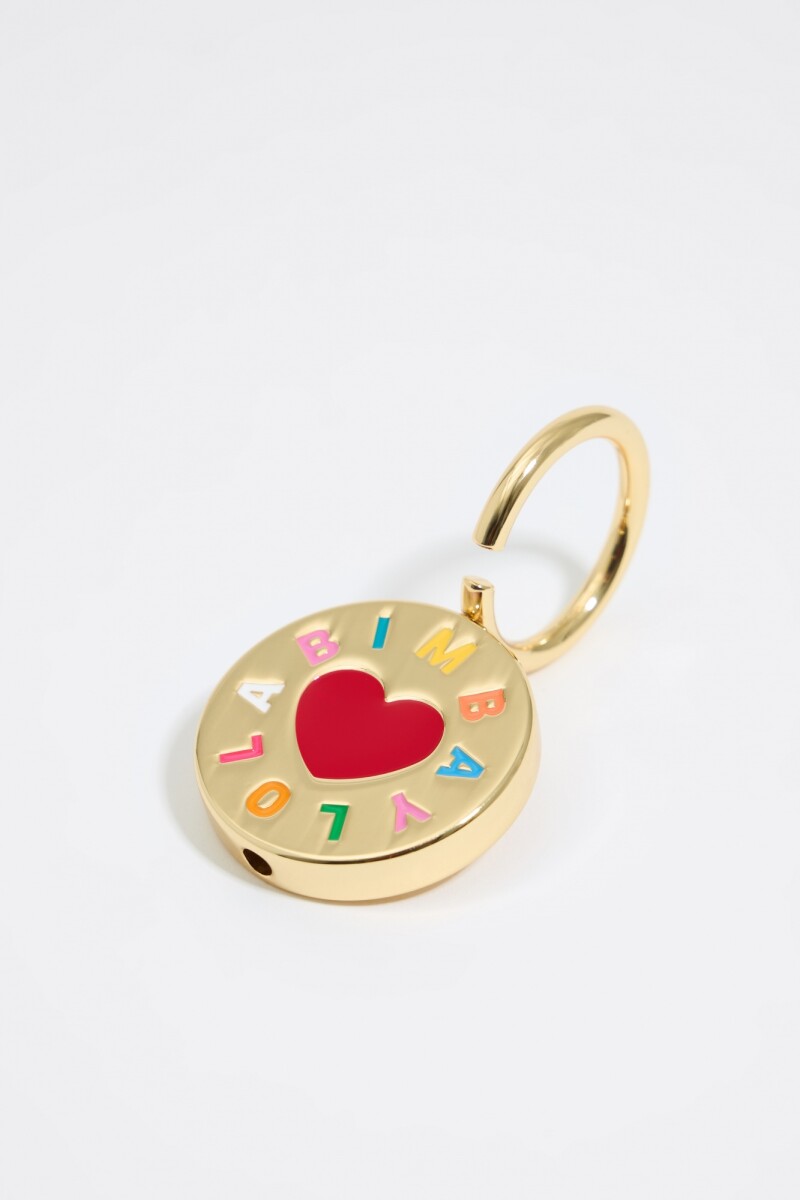LLAVERO CANDADO LOGO CANDY Oro