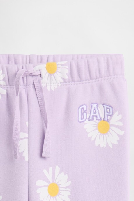 Pantalón Deportivo Logo Gap Toddler Niña Nostalgic Lavender