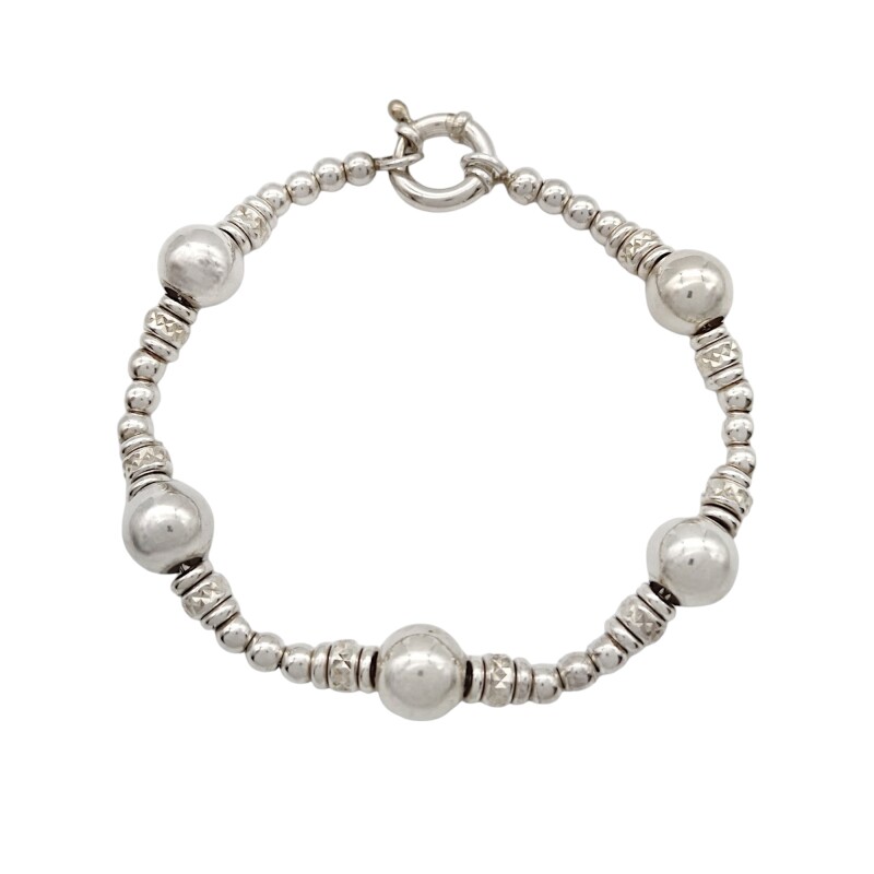 Pulsera Bolitas-Plata 925-Sin piedra-PU3550 sinpiedra