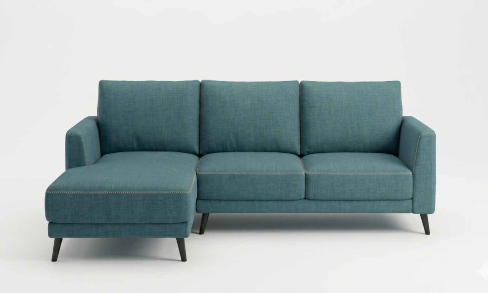 Sofa con Chaise MORGAN Petróleo