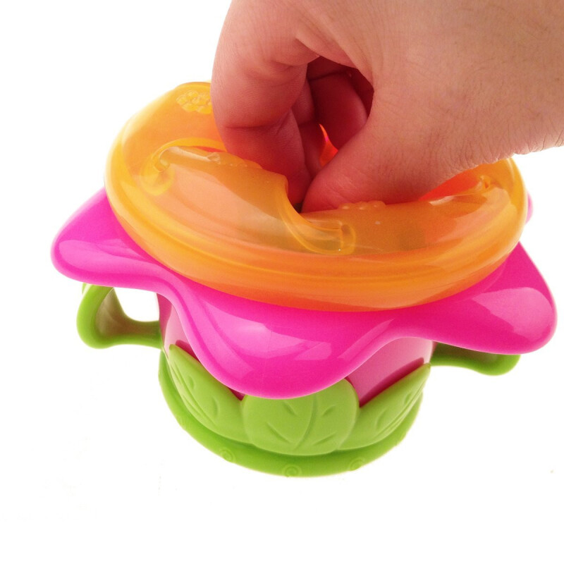 Porta Snacks Antiderrame Forma Flor Nuby Porta Snacks Antiderrame Forma Flor Nuby