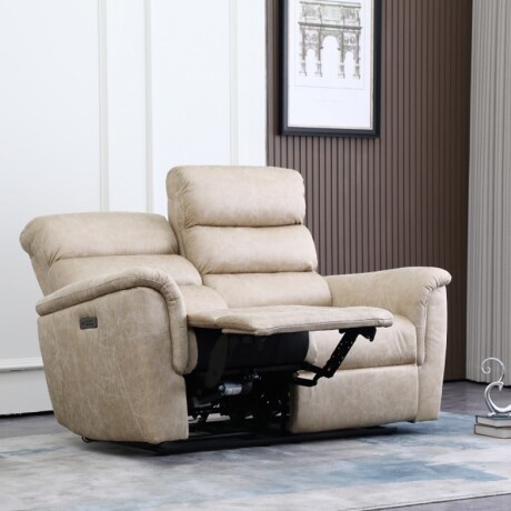 Sillón Reclinable Benson 2 Cuerpos Beige Beige