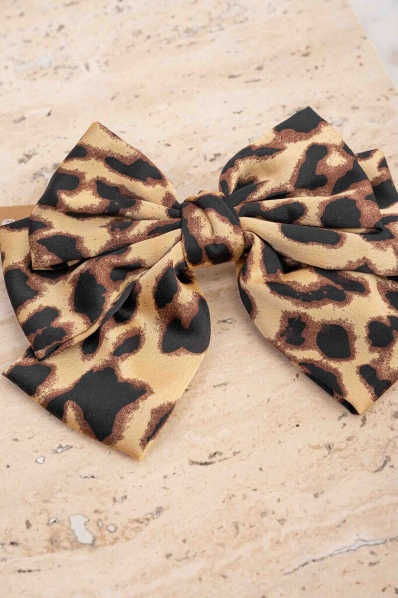 Broche Moño Animal Print - Animal Print 