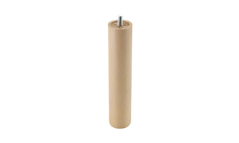 Pata de madera para mueble cilindrica Pata De Madera Para Mueble Cilindrica