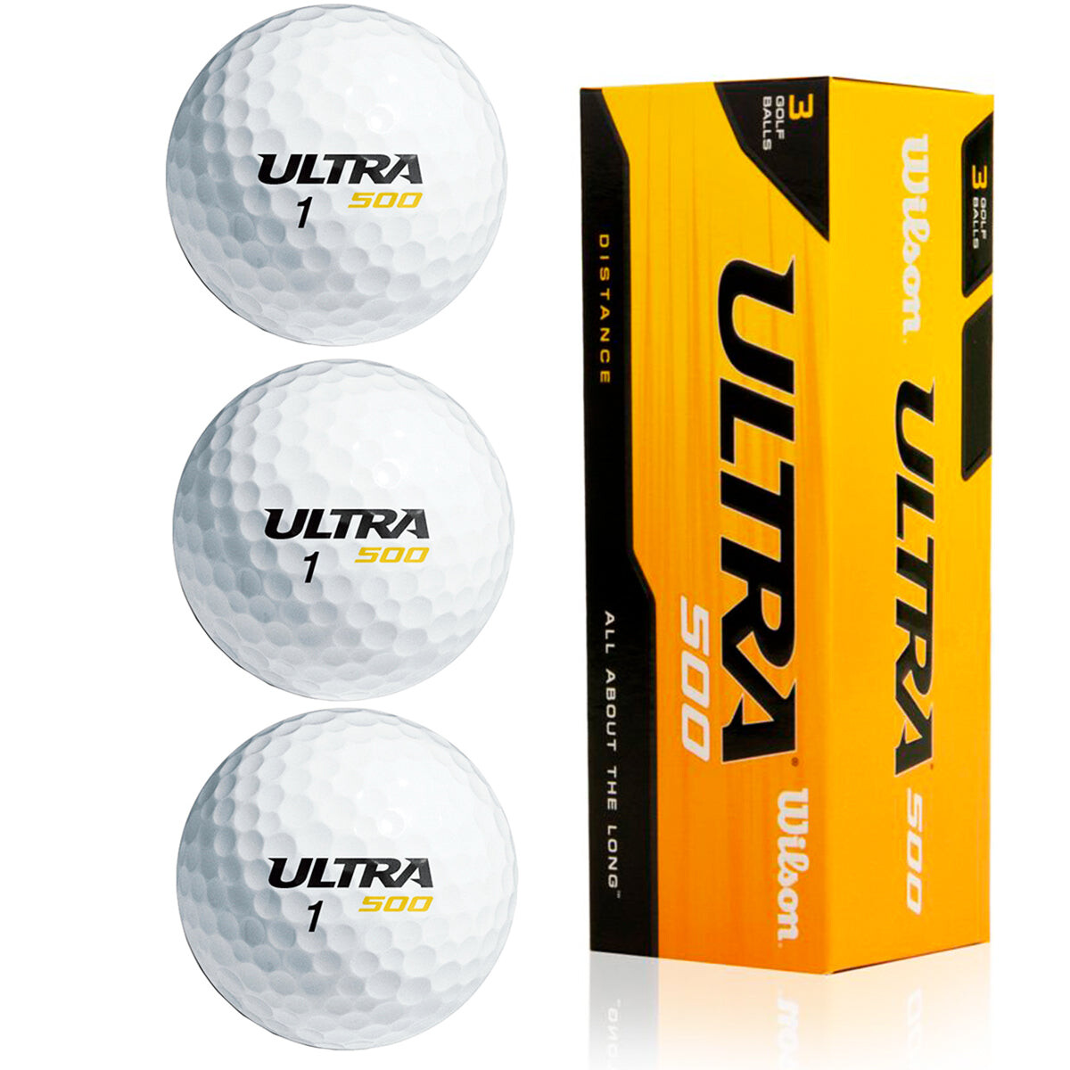 Set X3 Pelotas DE Golf Wilson Ultra Bolas Profesional 