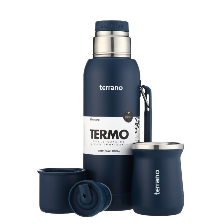 Kit termo 1LT base silicona + mate tradicional azul 001