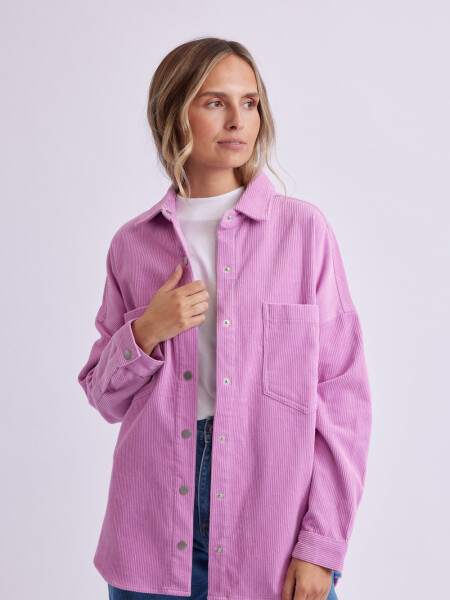 Sobrecamisa de pana Rosa