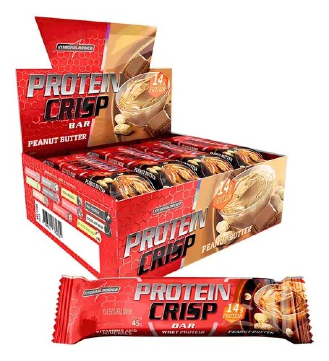 Caja x 12 - Protein crisp Maní 