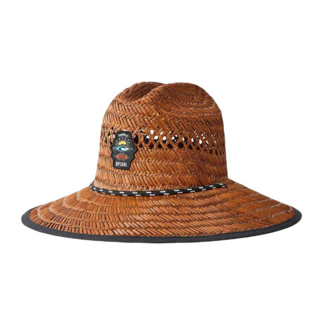 Sombrero Rip Curl Logo Straw Marrón