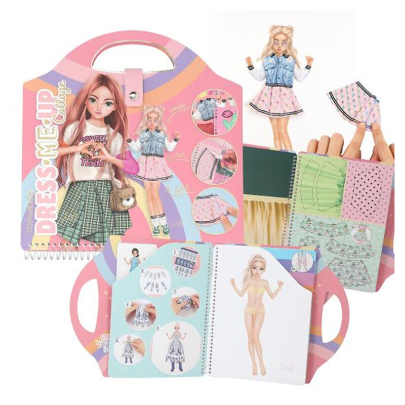 Cuaderno collage Dress me up Top Model Cuaderno collage Dress me up Top Model