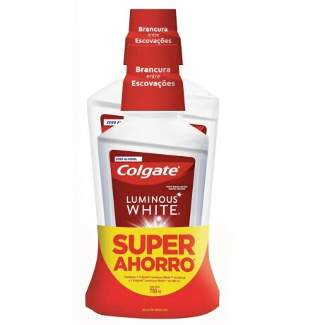 Plax 500 Ml Luminous White + 250 Ml ¿ Enjuague Bucal Plax 500 Ml Luminous White + 250 Ml ¿ Enjuague Bucal