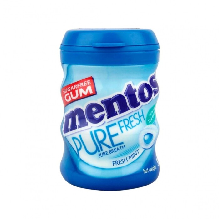 MENTOS GOMA MASCAR ZERO PURE FRESH 56 GR única