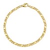 Pulsera Barbada estampada-Oro bajo-Sin Piedra-PU8064 sinpiedra