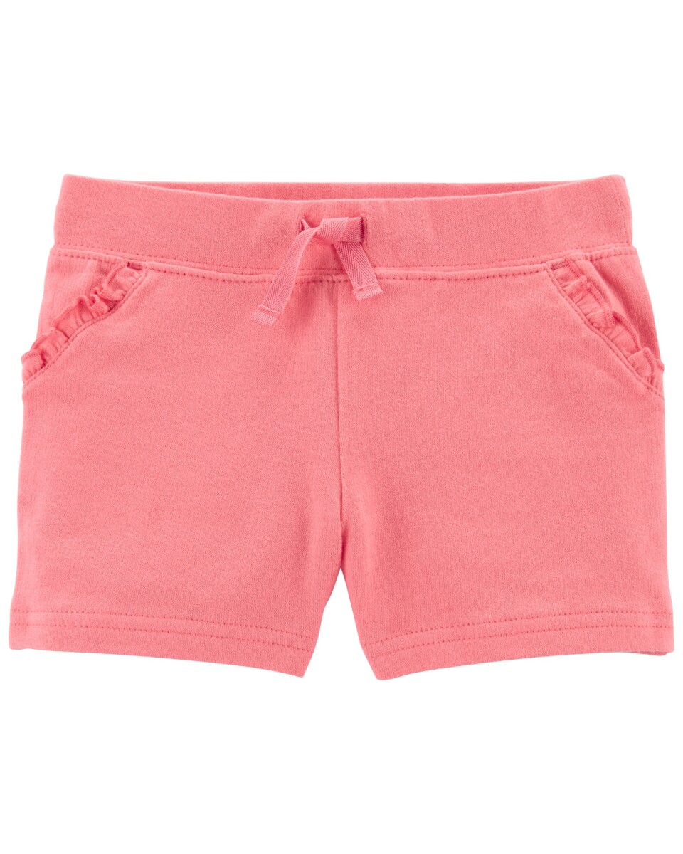 Short de algodón, rosado 