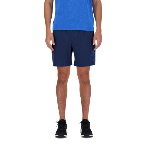 Short New Balance de Hombre - GRAPHIC 7 INCH - MS41238NNY NAVY