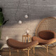 PORCELANATO PARA PARED 60X120 PIEDRA GRIS MATE RECTIFICADO GAMAS DE GRIS