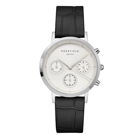 Reloj ROSEFIELD NCBS-N94 The Gabby Cuero Negro 0