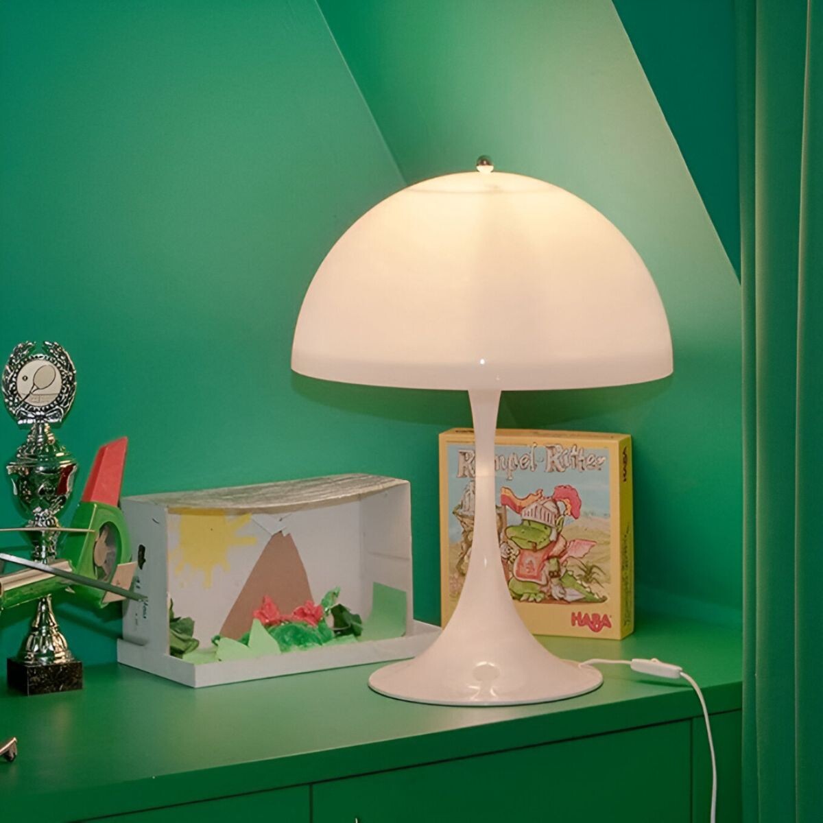 LUMINARIA DE MESA SAREZZO LAMP Blanco 