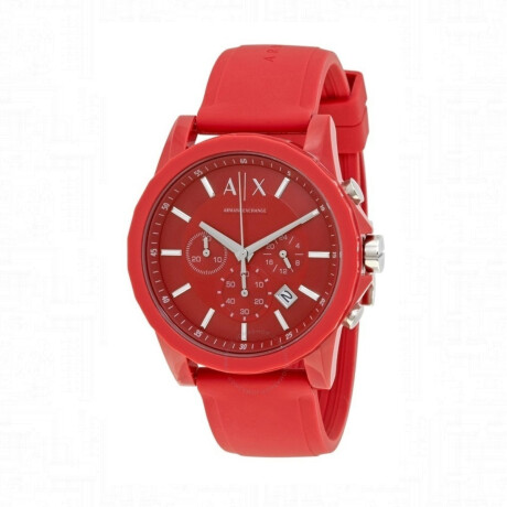 Reloj Armani Exchange Fashion Silicona Rojo 0