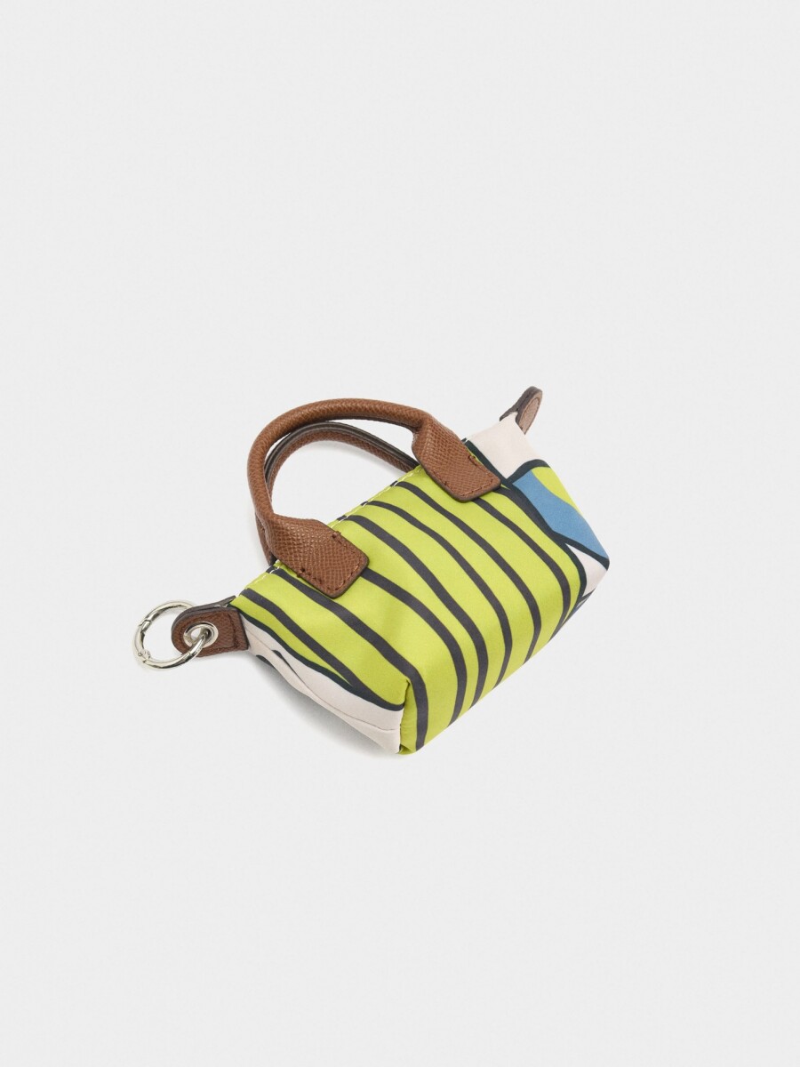 Bolso De Hombro De Nylon Con Pendiente multicolor