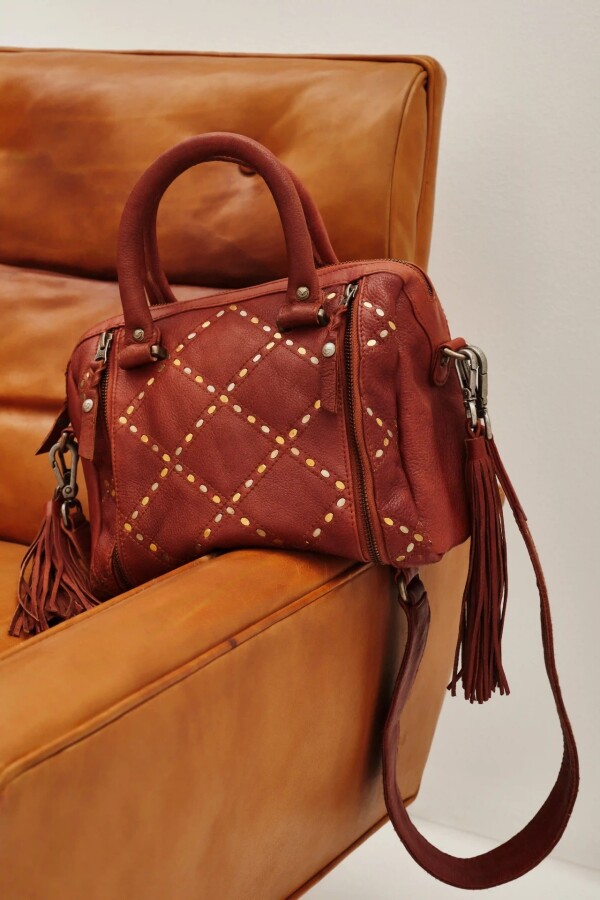 Cartera Harry Studs Azul