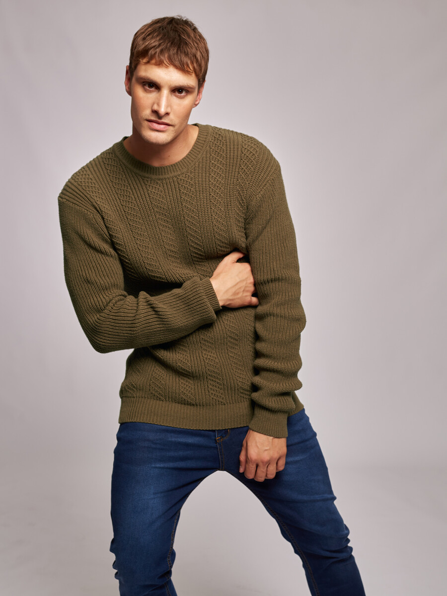 Sweater ochos - verde 