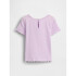 SS EMB SCALLOP TRIM TEE - APRIL PALE LILAC 2