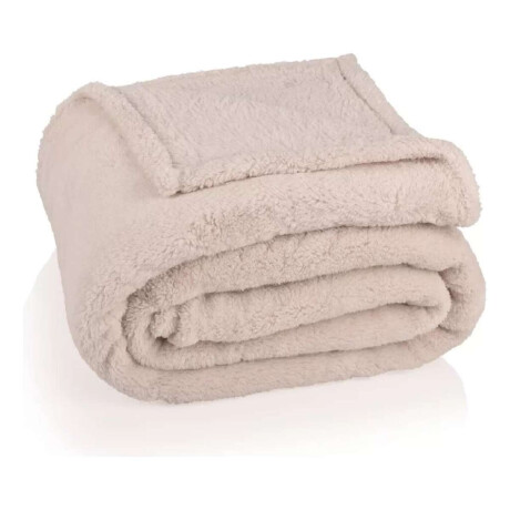 Manta Corderito 2 Plazas 180x200cm Beige