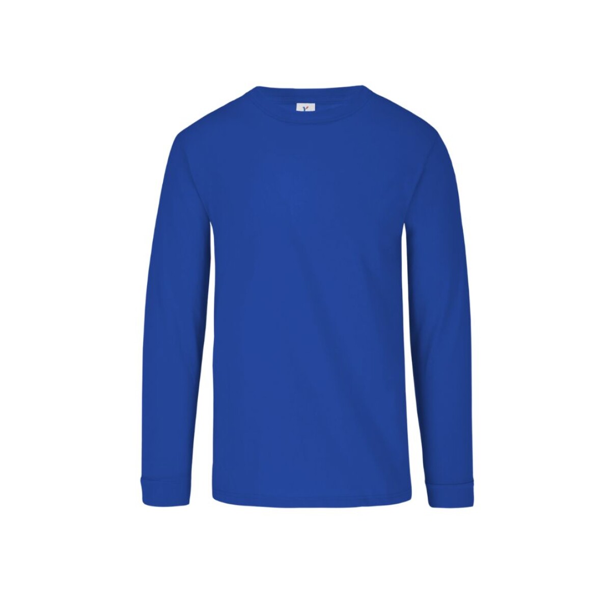 Camiseta a la base niño manga larga - Azul Royal 