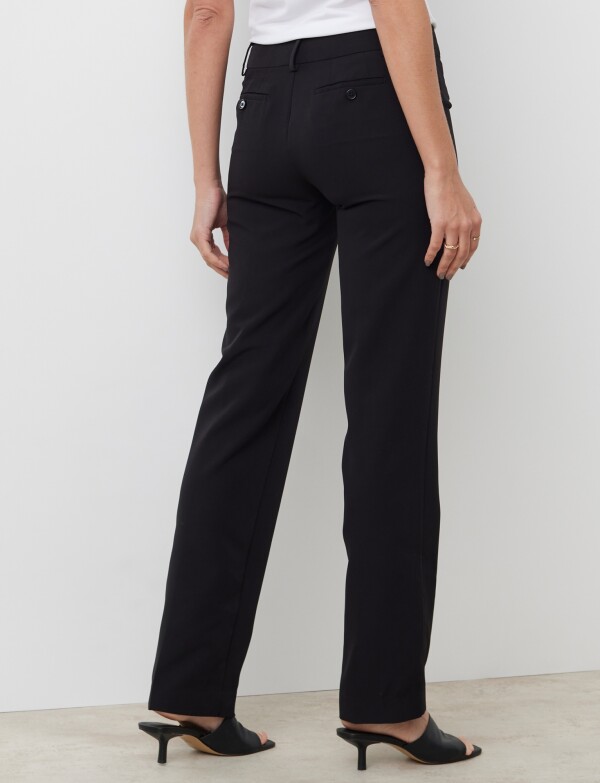 Pantalon Sastrero Recto NEGRO