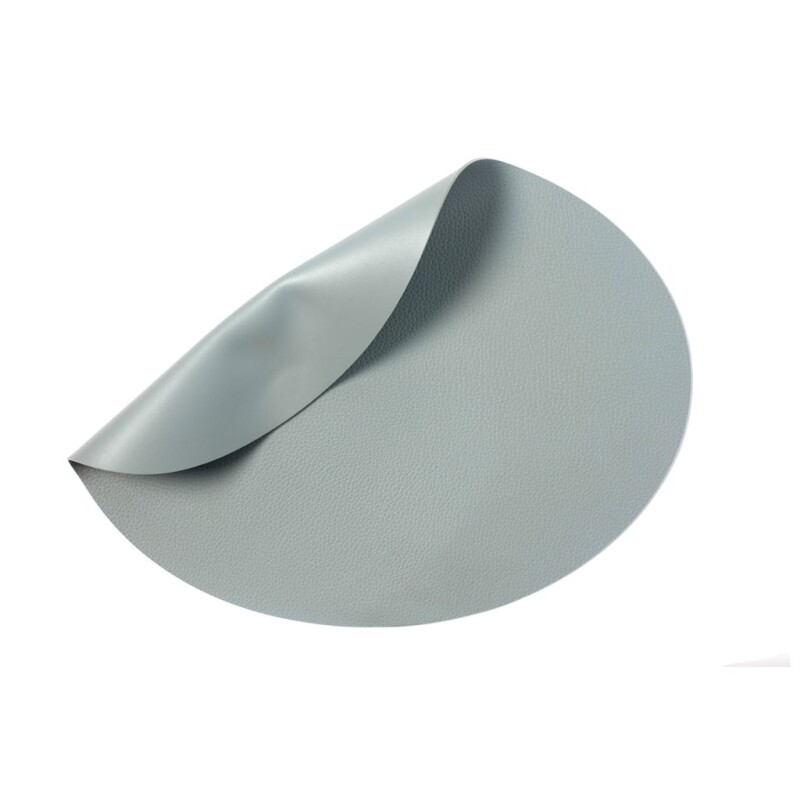 INDIVIDUAL PVC SIMIL CUERO OVAL 43X33 GRIS INDIVIDUAL PVC SIMIL CUERO OVAL 43X33 GRIS