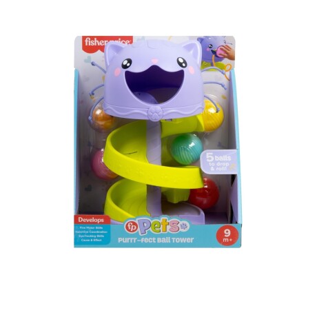 Muñeco Figura Fisher Price Gatito Pelotitas Rodantes 001