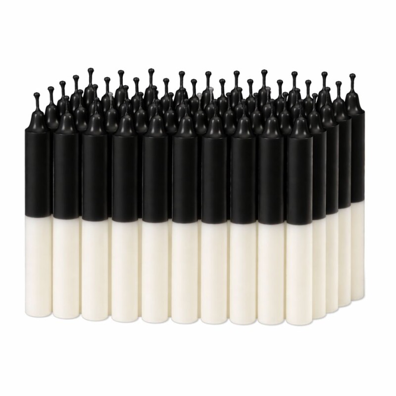 VELA N° 4 COMBINADA X50 Negro/blanco