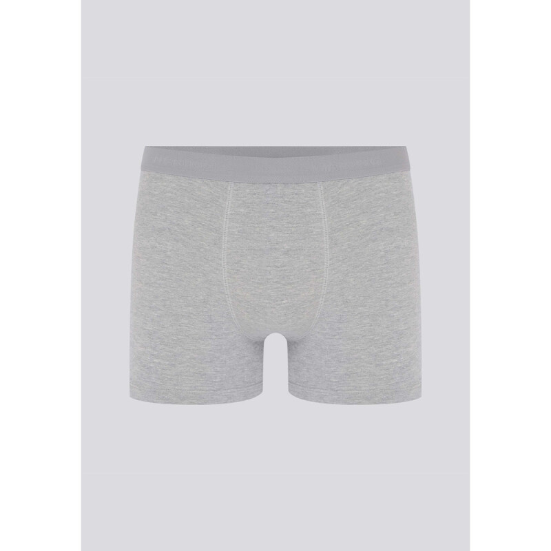 CUECA BOXER MASC MESCLA/PRETO