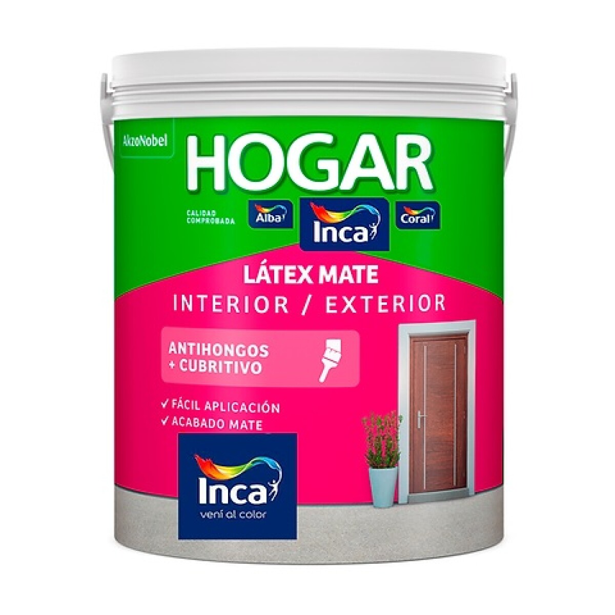 Latex Inca Int/Exte Linea Hogar 18l 