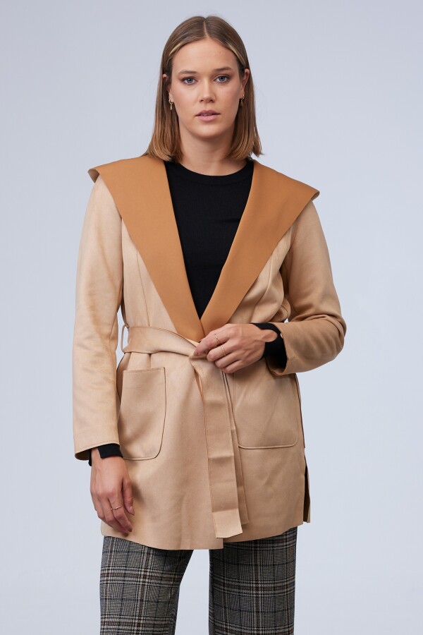 Chaqueta Suede BEIGE