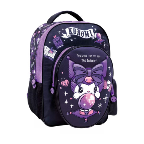 Mochila Kuromi Grande Negra