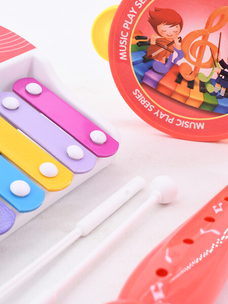 SET MUSICAL 3 PIEZAS TURQUESA