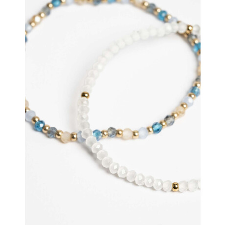 Set De Pulseras Elásticas Dorado