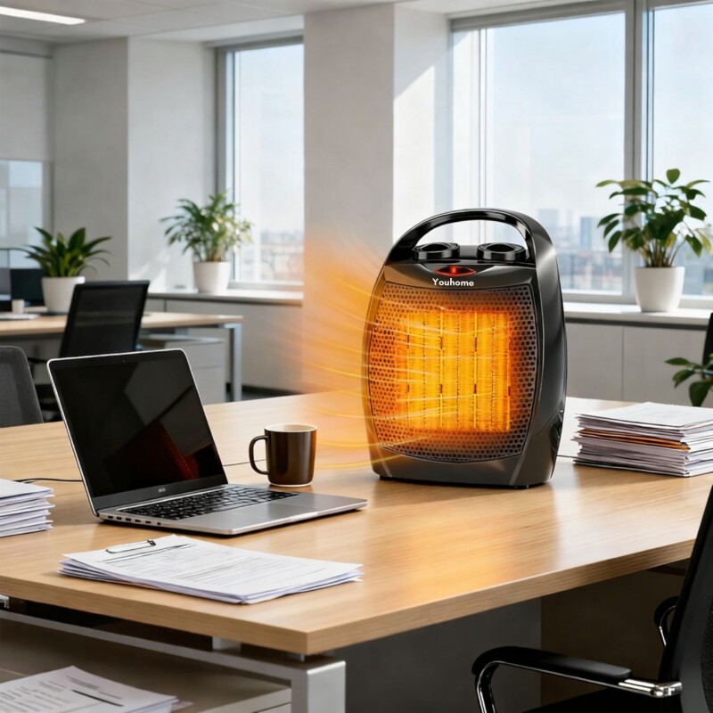 Calefactor Caloventilador Calentador Portatil Youhome 1500w Calefactor Caloventilador Calentador Portatil Youhome 1500w
