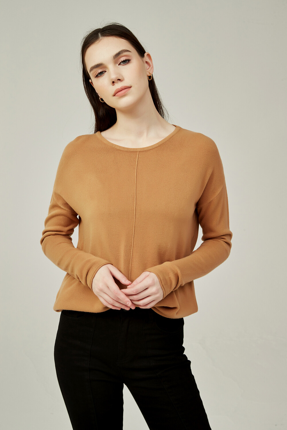 Sweater Pochon Tostado