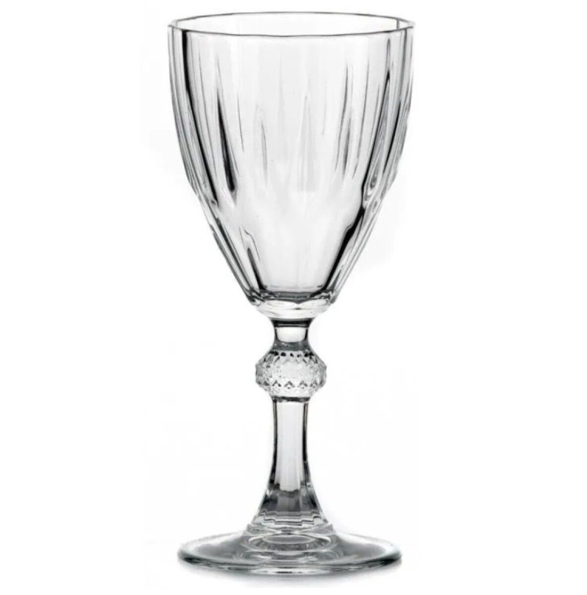 Set 6 Copas de Vidrio Pasabahce Diamond 300 ml 
