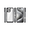 Protector para iPhone 16 Pro Max bordes color negro Protector Para Iphone 16 Pro Max Bordes Color Negro