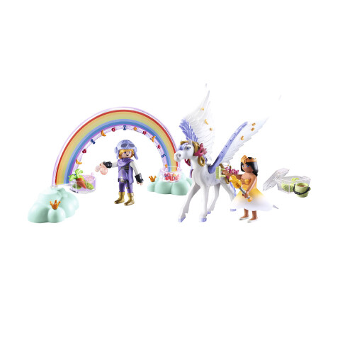 Pegaso con Arcoíris Playmobil 85 Piezas con Figuras U