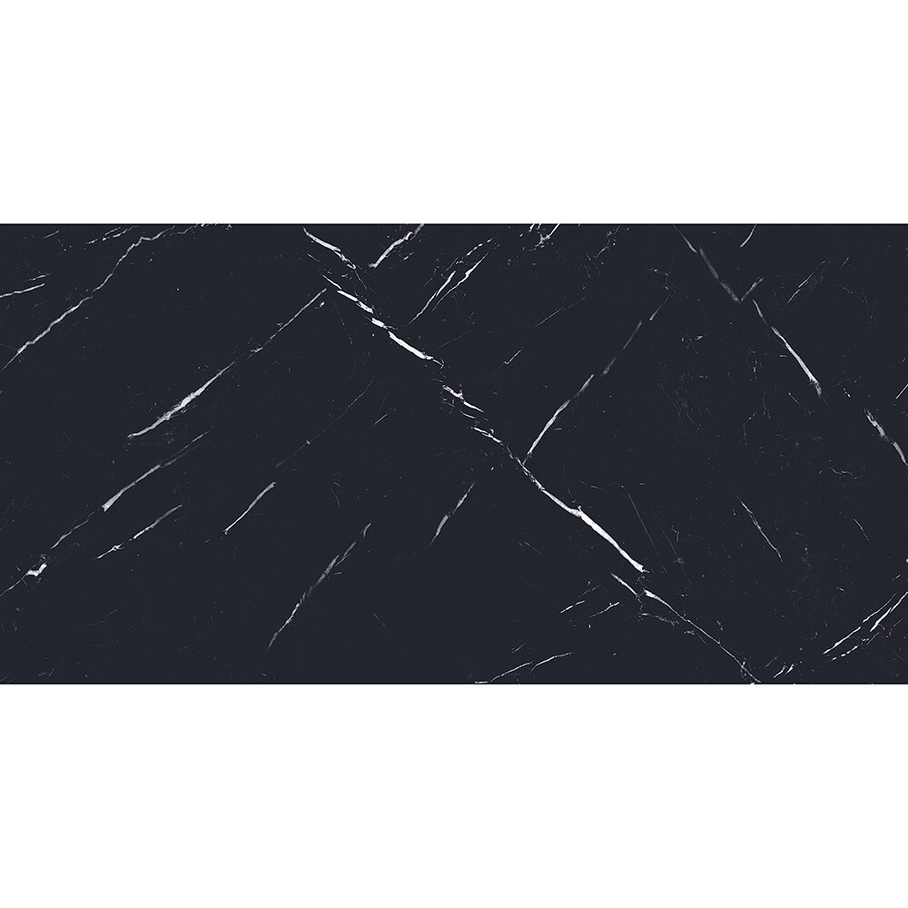PORCELANATO NERO MARQUINA GRANDE "A" 60X120 CM Porcelanato Nero Marquina Grande "a" 60x120 Cm