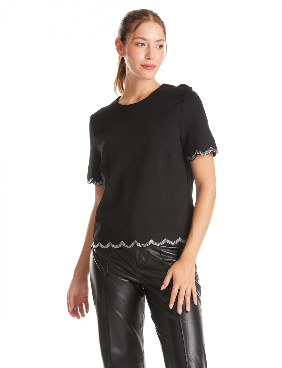 Blusa Strass - Negro 
