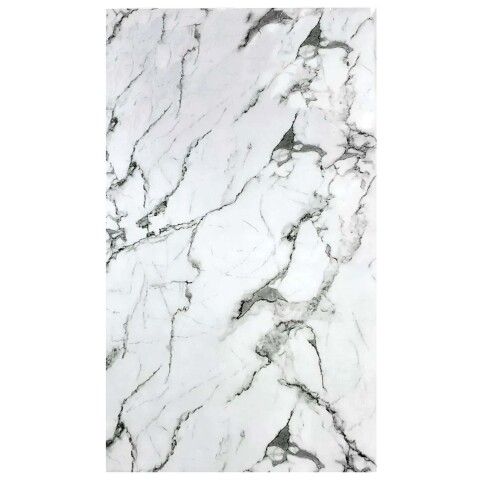 Pack x20 Placa PVC Símil Mármol 2,44x1,22m 3mm Resistente Mármol Blanco Gris
