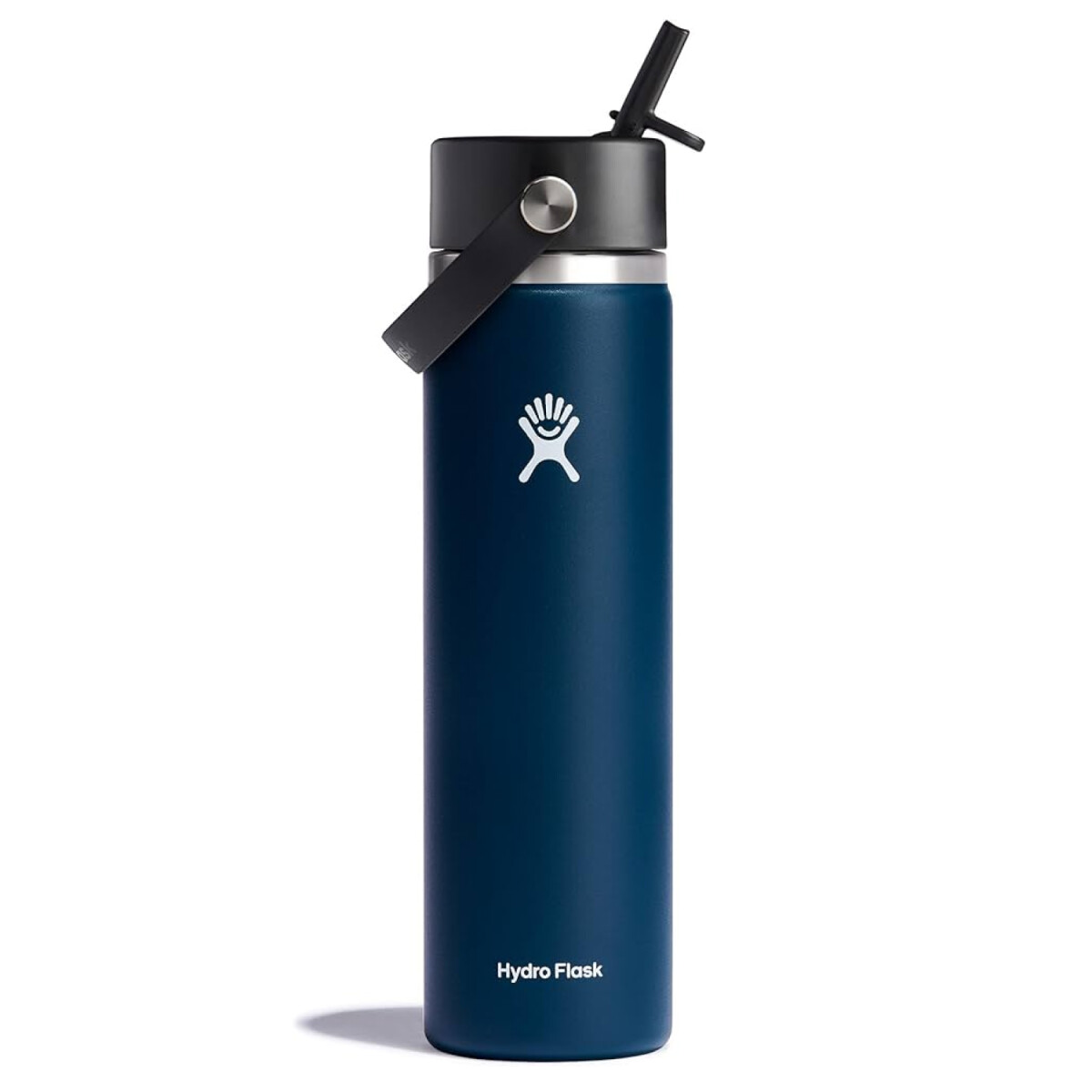 Botella Hydro Flask 24 OZ (0.71 L) WIDE FLEX STRAW CAP INDIGO - Azul 