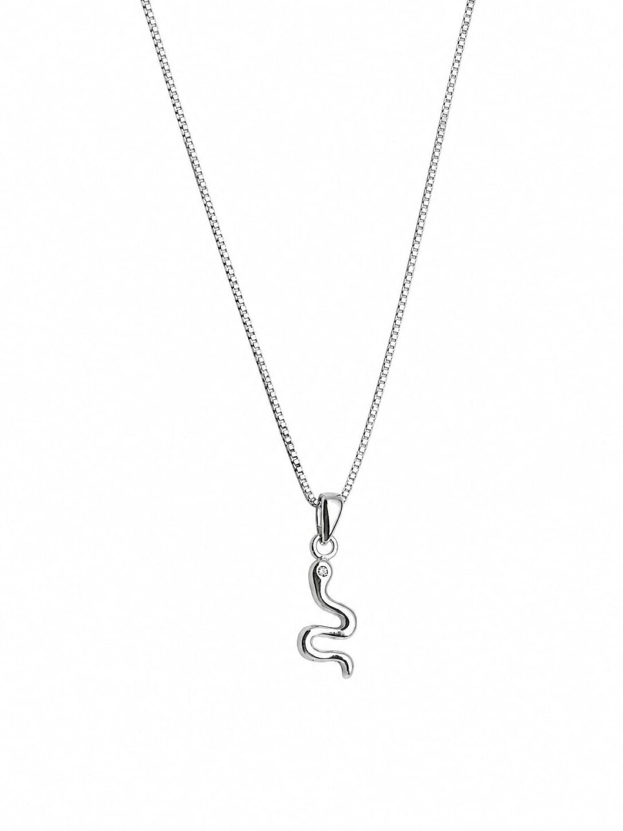 Cadena con colgante serpiente pequeña 