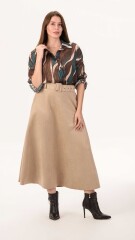 Falda Roma beige